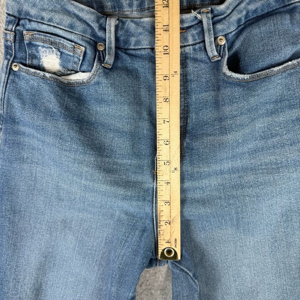 Good American Womens Size 6/28 Skinny Leg Denim Jeans Blue High Rise Pockets - Picture 2 of 8